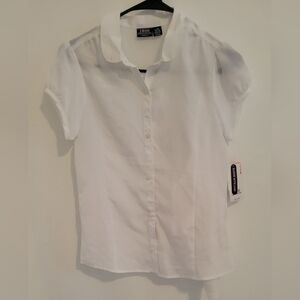 Izod Kids White Button Down Shirt